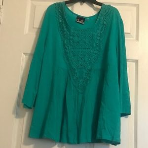 Green Noelle L/XL Blouse